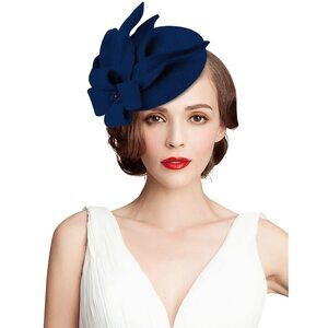 Mesh Sinamay Fascinators For Women Girls Tea Party Fancy Feather 3624
